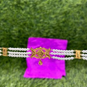 LIGHT WEIGHT GOLD MOTI CHOKER